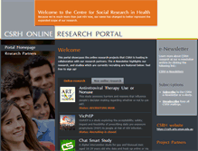 Tablet Screenshot of csrh.org